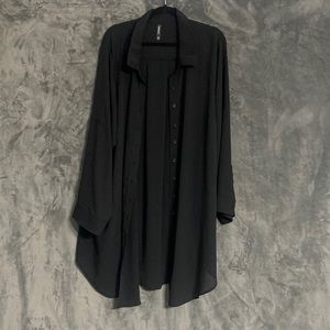 Torrid all Black Swim Suit coverup Size 4.